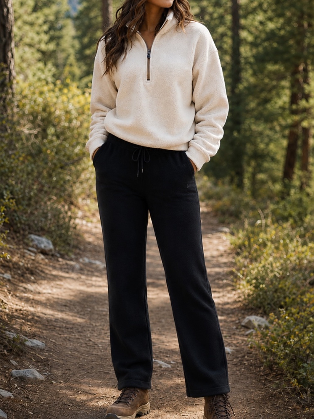 Mountain Hardwear Polartec Fleece drawstring pull-on pants